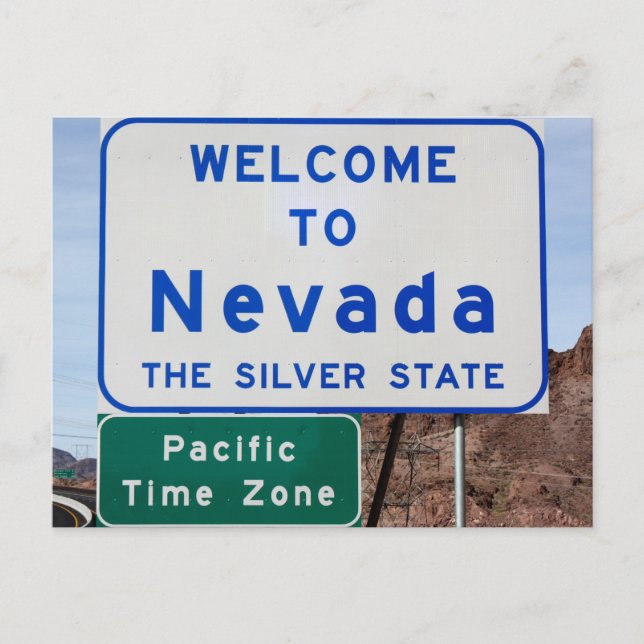 Postal Bienvenidos a Nevada (Anverso)