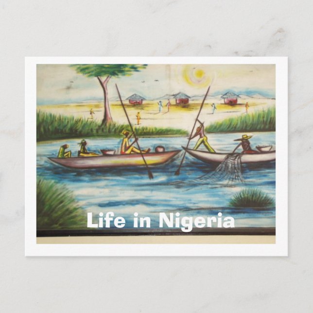 Postal Bienvenidos A Nigeria (Anverso)