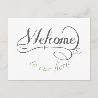 Postal Bienvenidos A Nuestra Casa