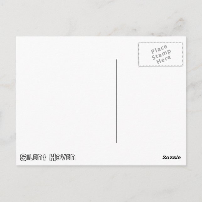 Postal Bienvenidos a Silent Hill (Reverso)