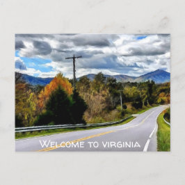 Postal Bienvenidos A Virginia