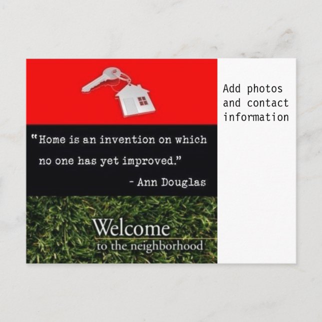 Postal Bienvenidos Al Barrio (Anverso)