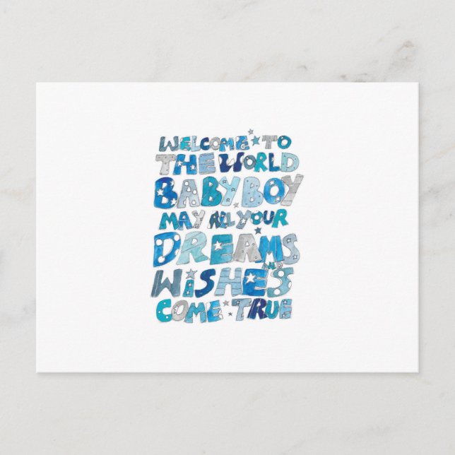 Postal Bienvenidos Al Niño Mundial (Anverso)