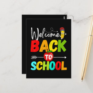 Postal Bienvenidos de vuelta a la escuela 2026 Profesores