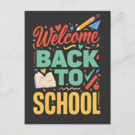 Postal Bienvenidos de vuelta al colegio | Equipo de profe