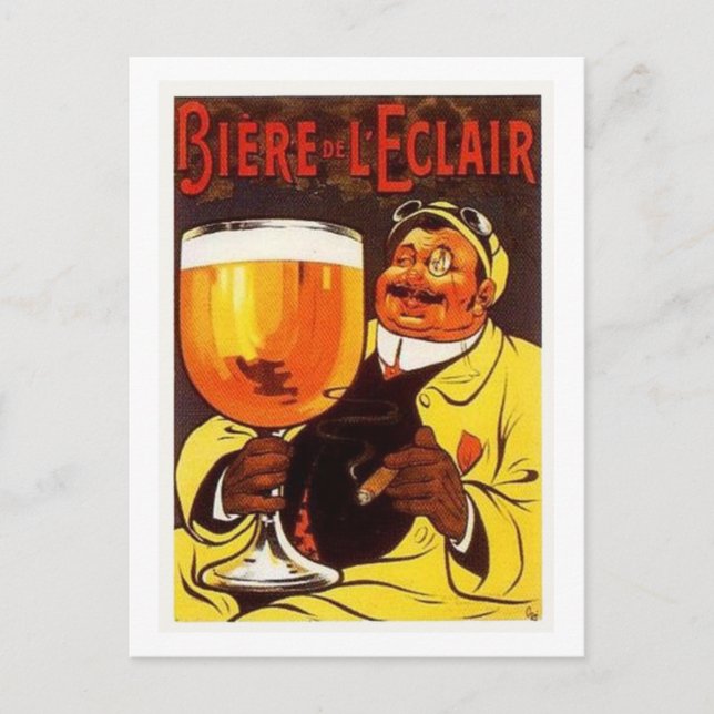 Postal Biere de L'eclair (Anverso)