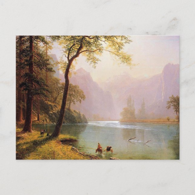 Postal Bierstadt - Kern's River Valley, California, (Anverso)