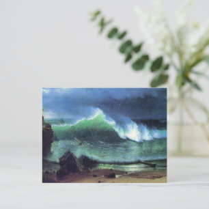 Postal Bierstadt - Mar de Esmeralda, pintura de arte fino