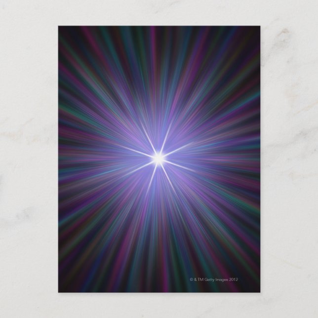 Postal Big Bang, arte conceptual de computación. 2 (Anverso)