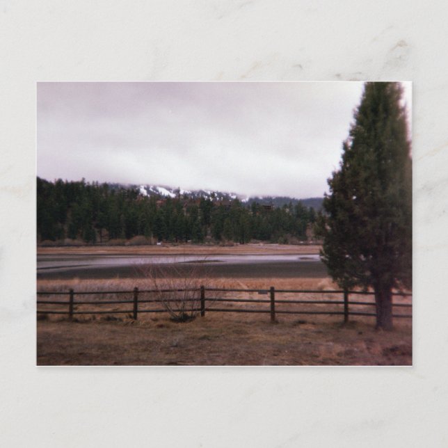 Postal Big Bear, California_Lake (Anverso)