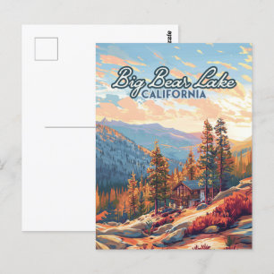 Postal Big Bear Lake California San Bernardino Vintage