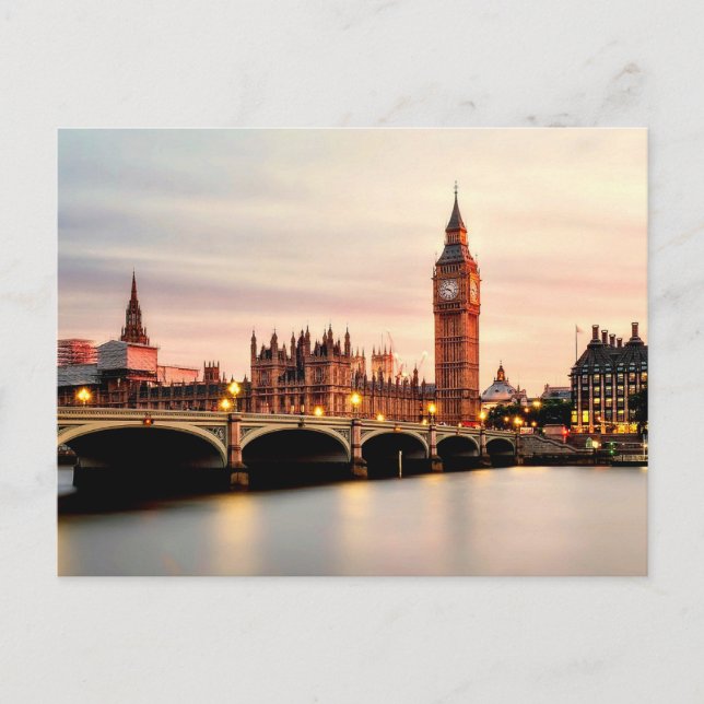 Postal Big Ben al amanecer (Anverso)