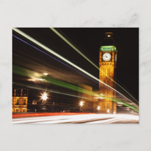Postal Big Ben de noche