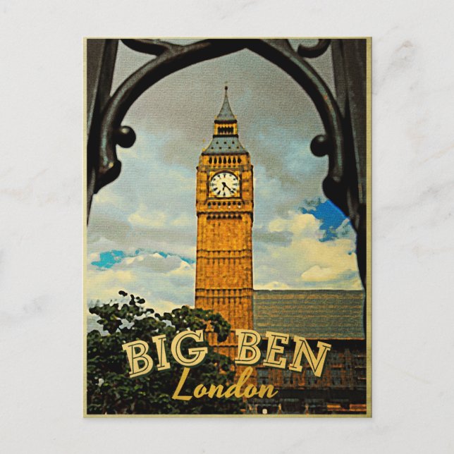 Postal Big Ben London (Anverso)