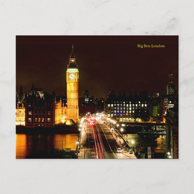 Postal Big Ben London (Anverso)
