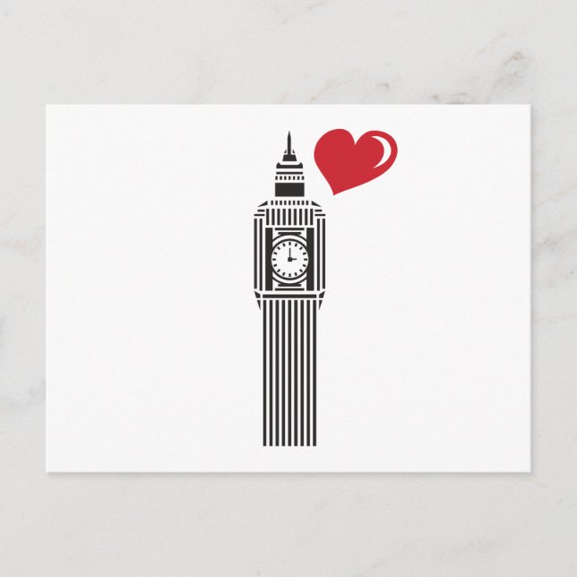 POSTAL BIG BEN LONDON (Anverso)