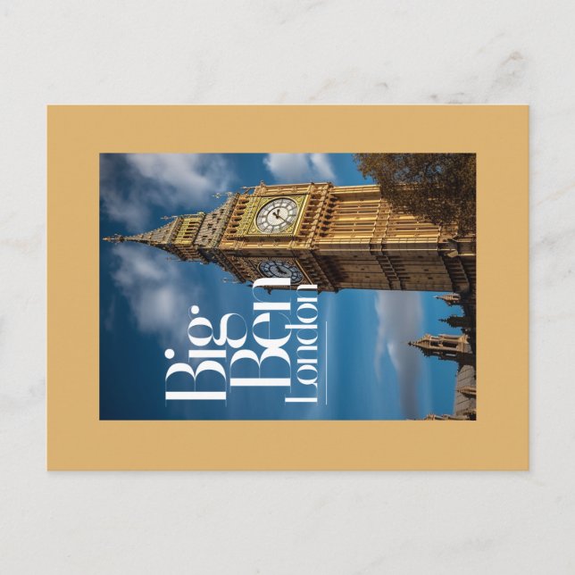Postal Big Ben London (Anverso)