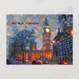 Postal Big Ben, London England Postcard