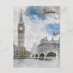 Postal Big Ben London Reino Unido Postcard