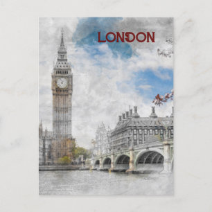 Postal Big Ben London Reino Unido Postcard