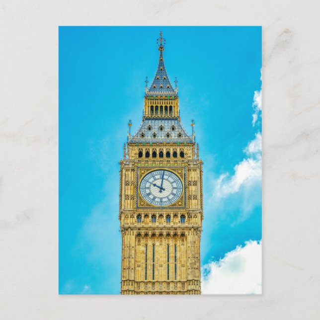 Postal Big Ben London Westminster UK Postcard (Anverso)