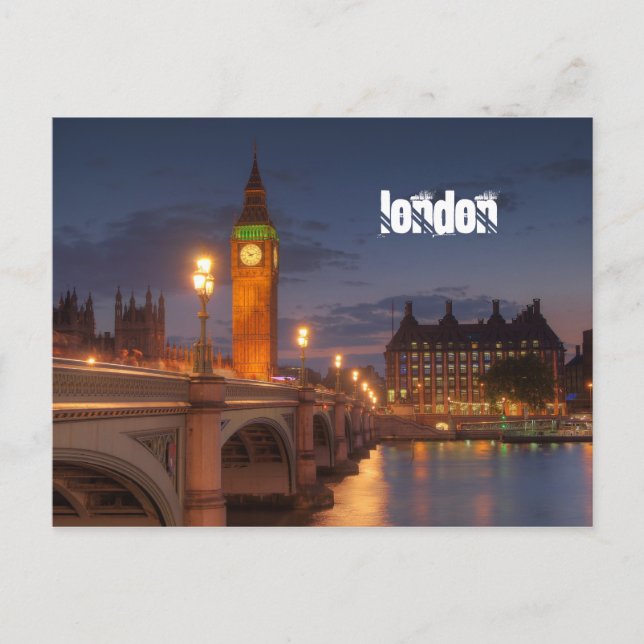 Postal Big Ben (Londres) (Anverso)