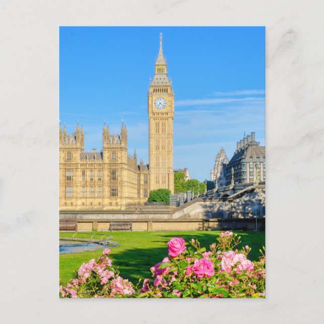 Postal "Big Ben" Westminster, London UK Postcard (Anverso)