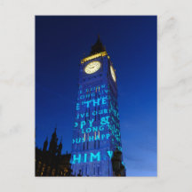 "Big Ben" Westminster, London UK Postcard