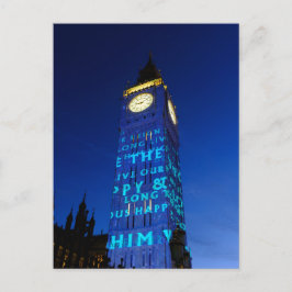 Postal "Big Ben" Westminster, London UK Postcard