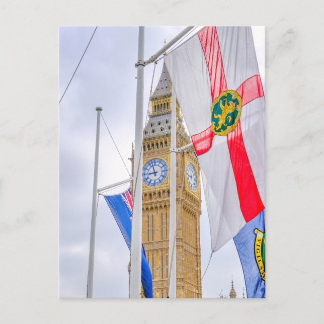 Postal "Big Ben" Westminster, London UK Postcard (Anverso)