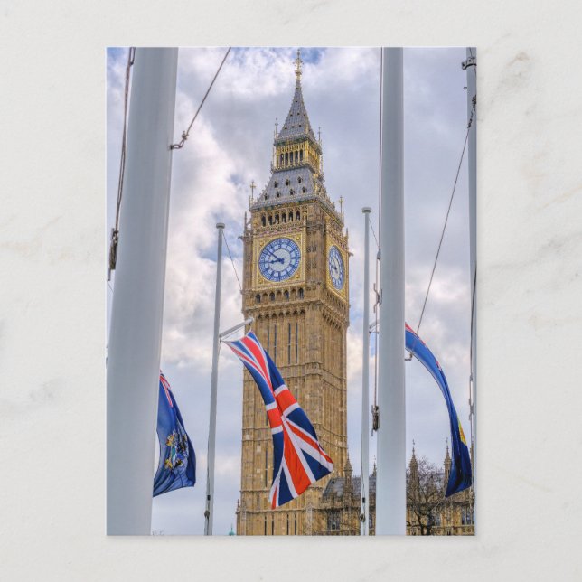Postal "Big Ben" Westminster, London UK Postcard (Anverso)