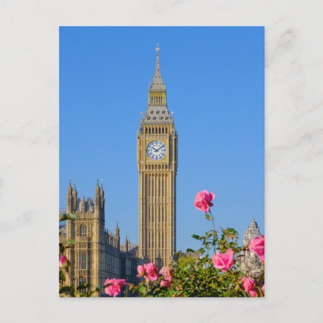 Postal "Big Ben" Westminster, London UK Postcard (Anverso)