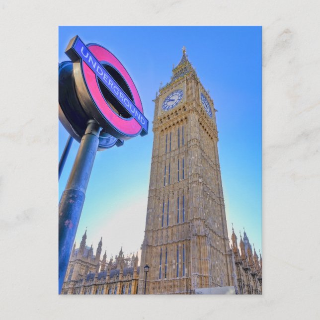 Postal "Big Ben" Westminster, London UK Postcard (Anverso)