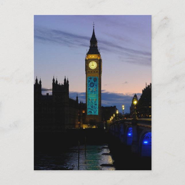 Postal "Big Ben" Westminster, London UK Postcard (Anverso)
