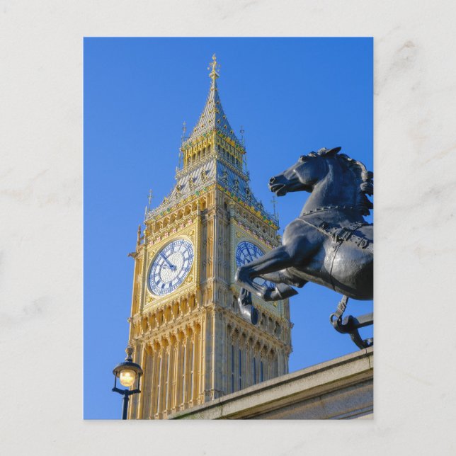 Postal "Big Ben" Westminster, London UK Postcard (Anverso)