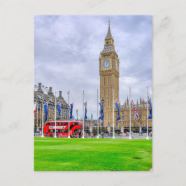 Postal "Big Ben" Westminster, London UK Postcard