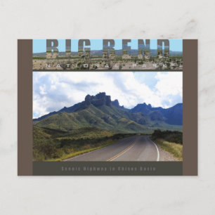 Postal BIG BEND NAT’L PARK-Texas-The Basin-