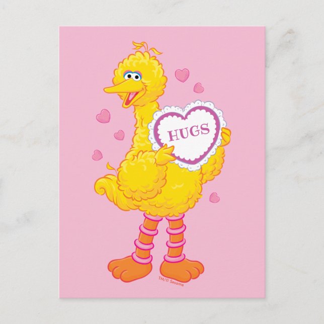 Postal Big Bird Valentine (Anverso)