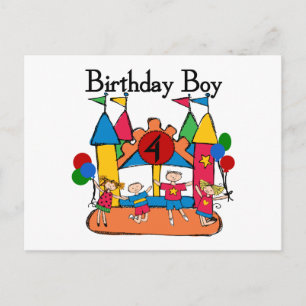 Postal Big Bons Boy 4 camisetas y regalos de cumpleaños
