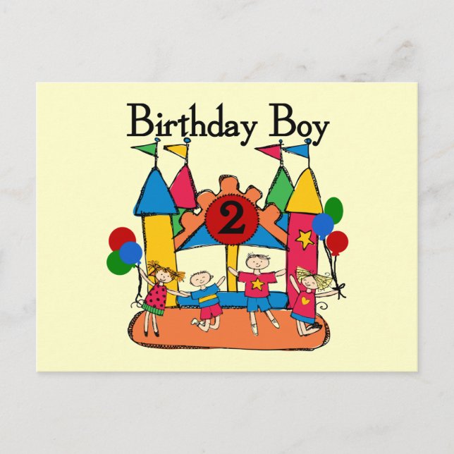 Postal Big Bons Boy camisetas y regalos de cumpleaños (Anverso)