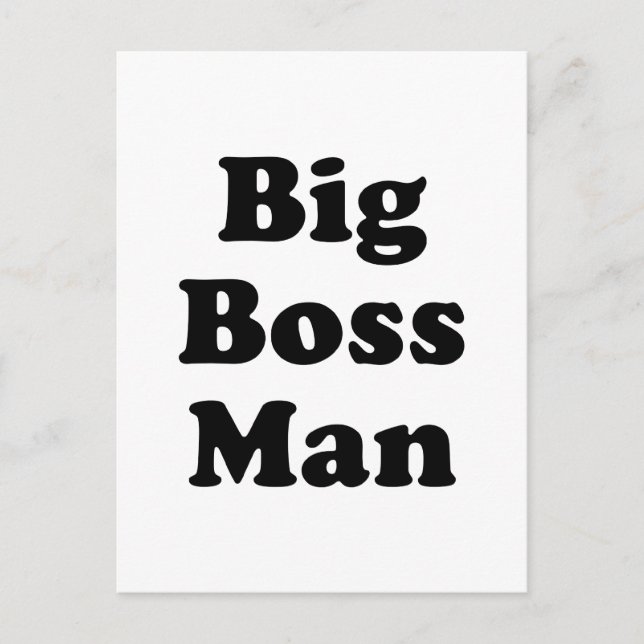 Postal Big Boss Man (Anverso)