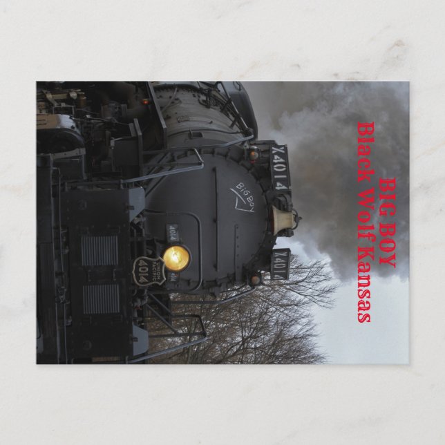 Postal Big Boy conduciendo (Anverso)