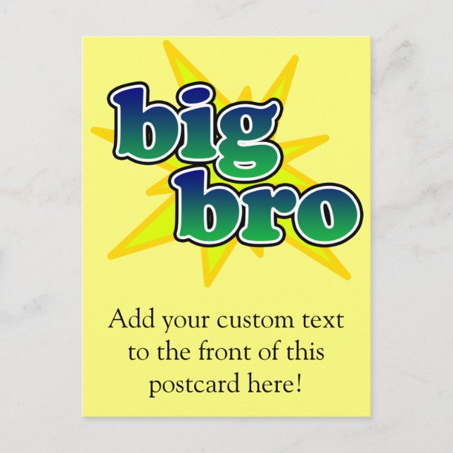 Postal Big Bro (Anverso)