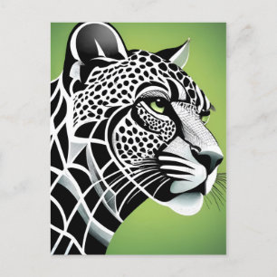 Postal Big Cat Leopard Jaguar