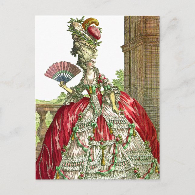 Postal Big Dress Big Hair (Anverso)