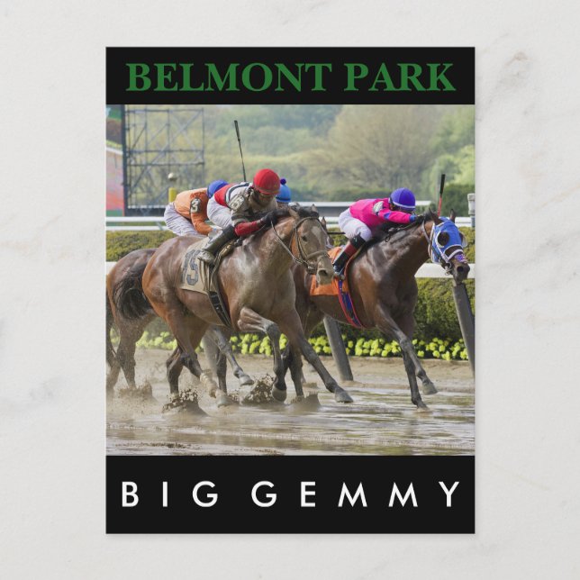 Postal Big Gemmy - Jose Lezcano NY Bred (Anverso)