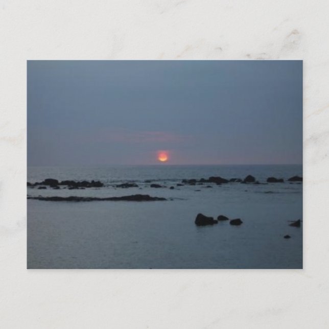 Postal Big Island Sunset (Anverso)