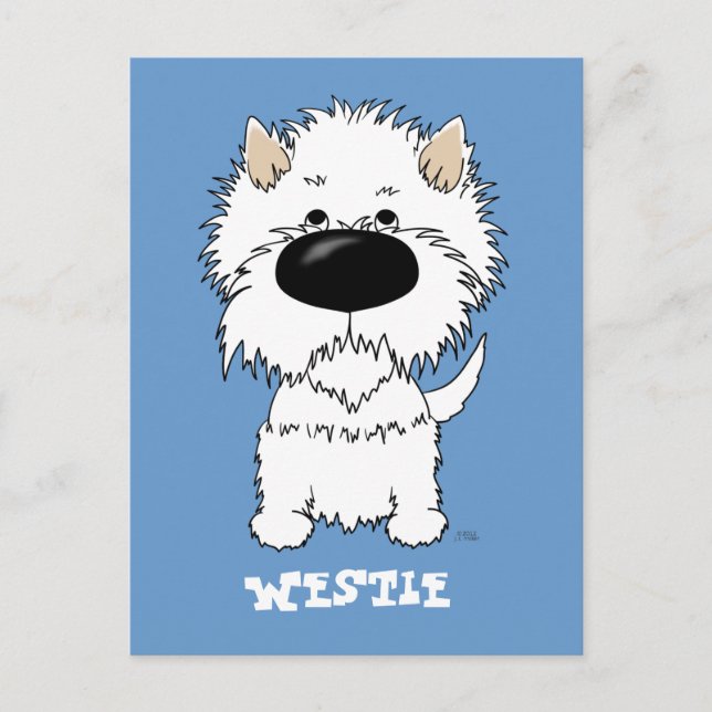 Postal Big Nose Westie (Anverso)