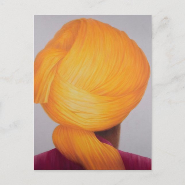 Postal Big Saffron Turban (Anverso)