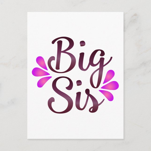 Postal Big Sis (Anverso)